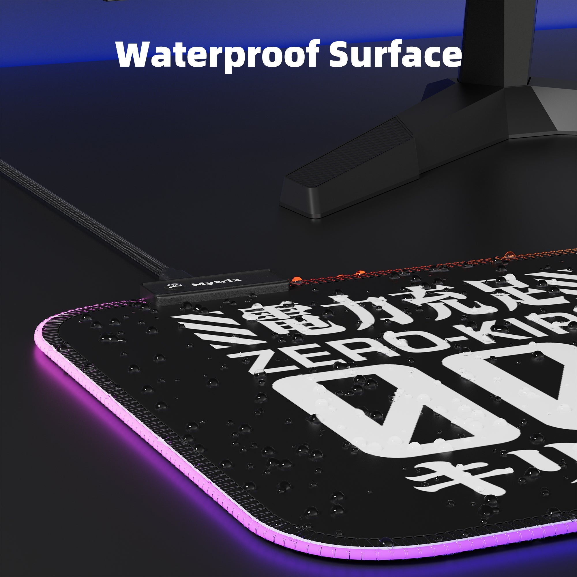 Mytrix Zero-Kirin RGB Gaming Mouse Pad, LED Soft Extended Large Office Mouse Pad, Anti-Slip Rubber Base, Keyboard Mouse Mat - Black Mytrix Zero-Kirin RGB Gaming Mouse Pad, LED Soft Extended Large Office Mouse Pad, Anti-Slip Rubber Base, Keyboard Mouse Mat - Black